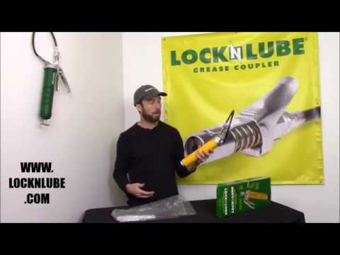 LockNLube Professional Pistol Grip Grease Gun