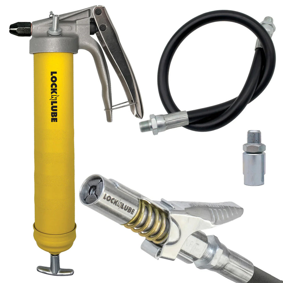 LockNLube Premium Pistol Grip Grease Gun