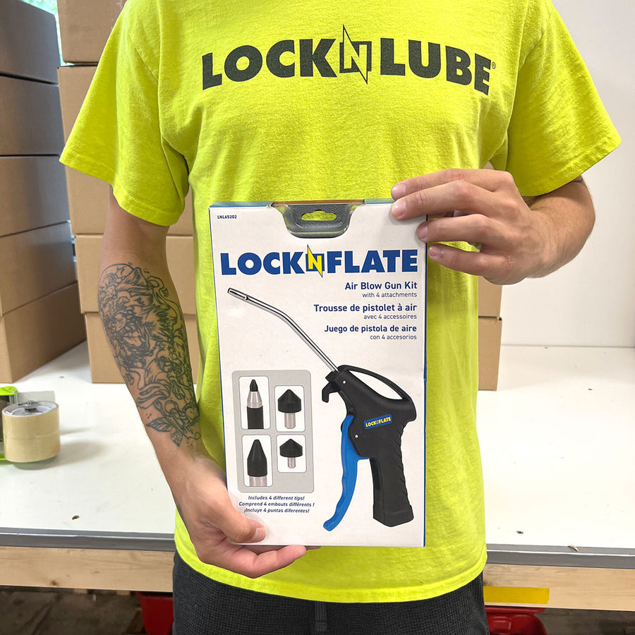 LockNFlate Five Piece Blow Gun Kit LNL65202