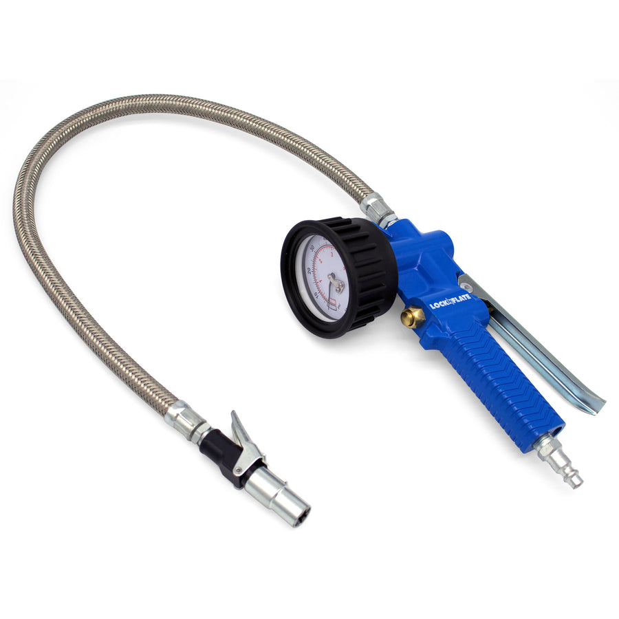 Analog Tire Inflator/Deflator Gauge - Includes the LockNFlate® Air Chuck