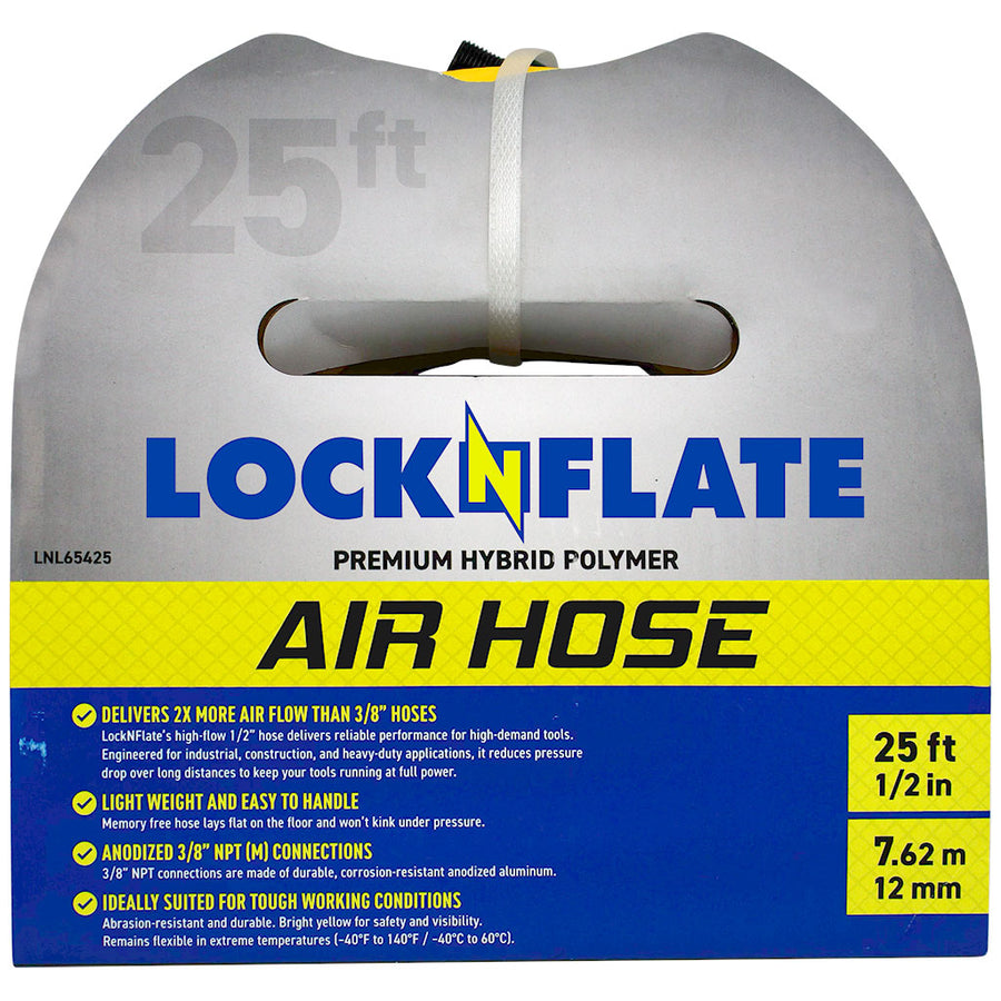 LockNFlate Premium Hybrid Polymer Air Hose