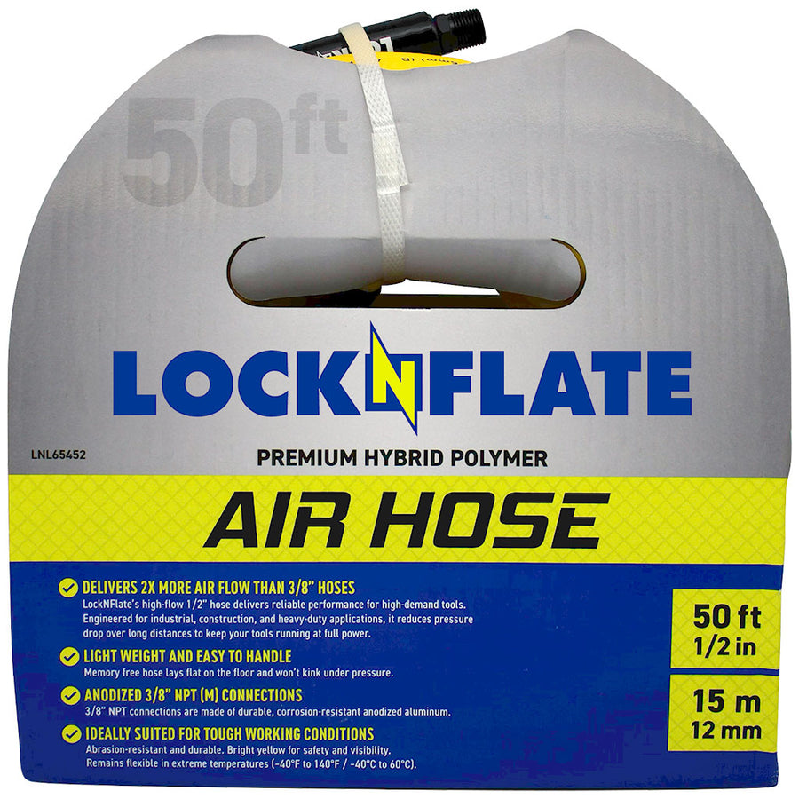 LockNFlate Premium Hybrid Polymer Air Hose