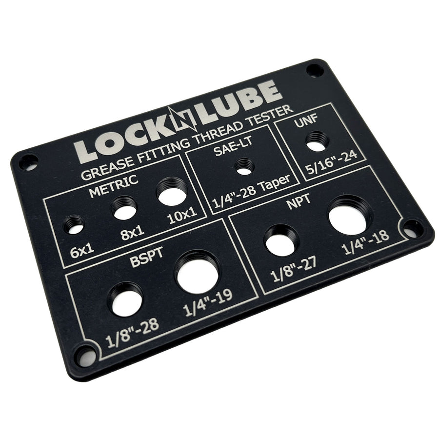 LockNLube Grease Fitting Thread Tester (New)