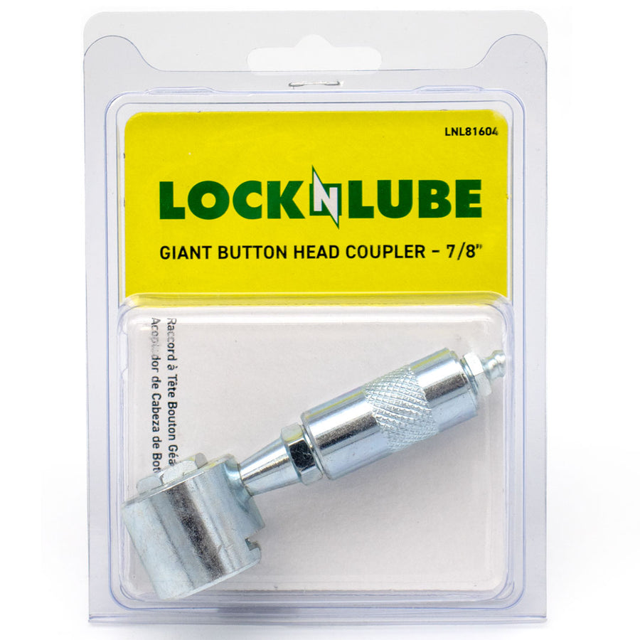 LockNLube Giant Button Head Coupler - 7/8"