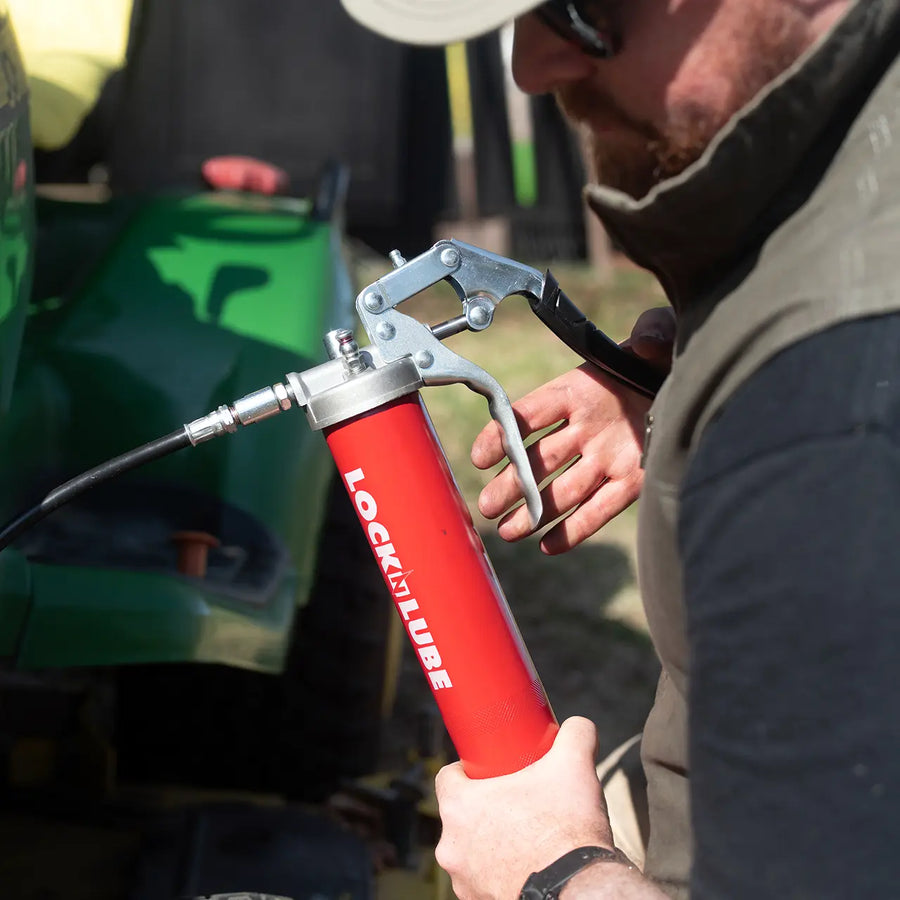 LockNLube Heavy-Duty Pistol Grip Grease Gun