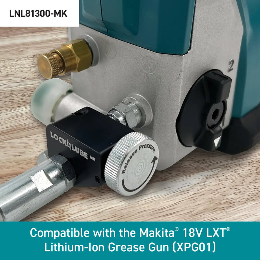 Pressure Return Valve For Use With Cordless Grease Guns (PRV)