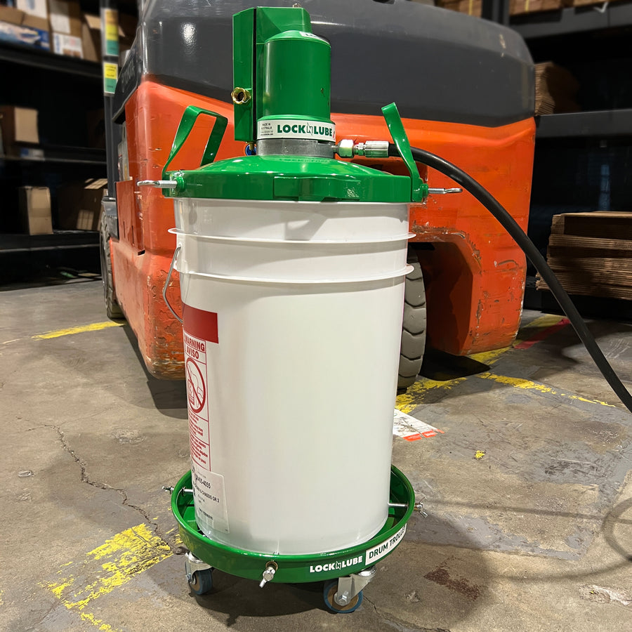 LockNLube Drum Trolley for 5gal/35lb/16kg Pails
