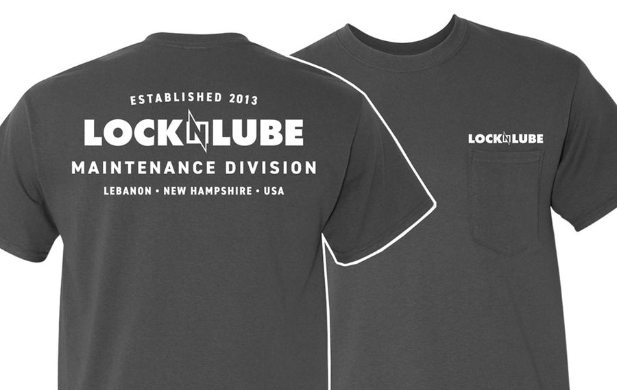 "LockNLube Maintenance Team" Pocket Tshirt