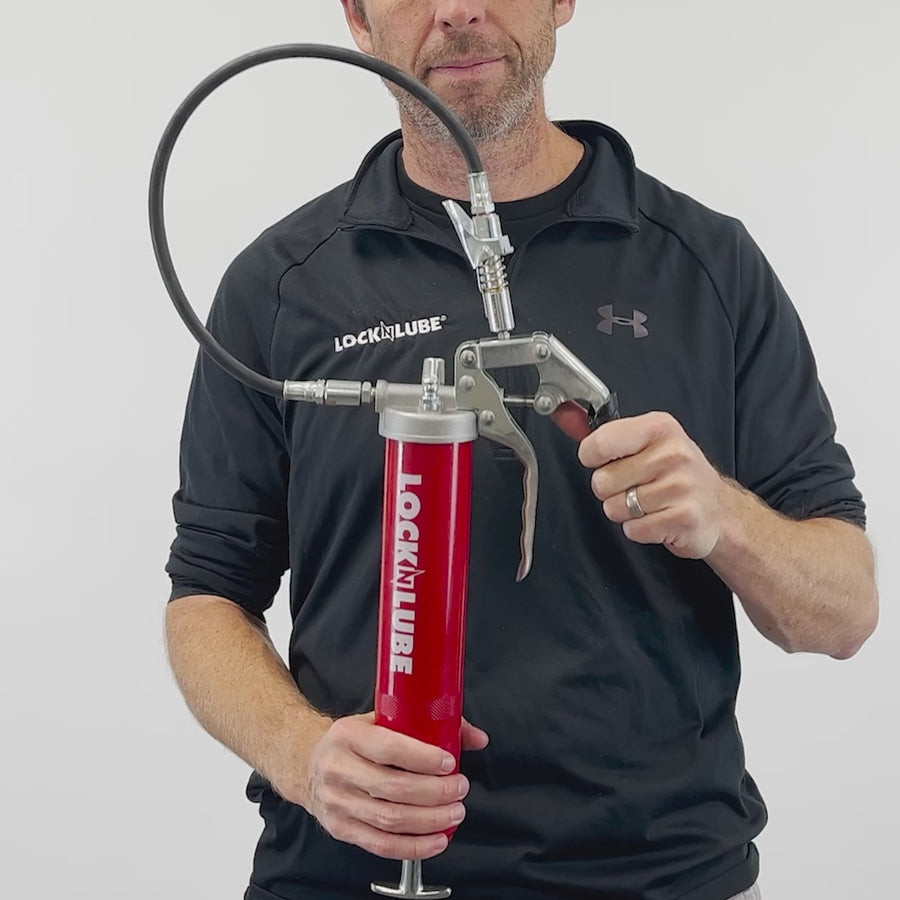 LockNLube Heavy Duty Pistol Grip Grease Gun