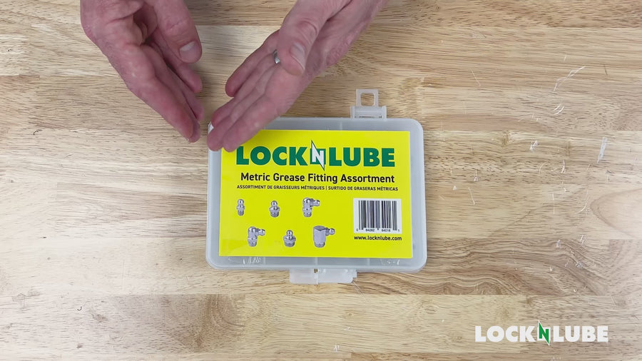 LockNLube Grease Fitting Set – Metric