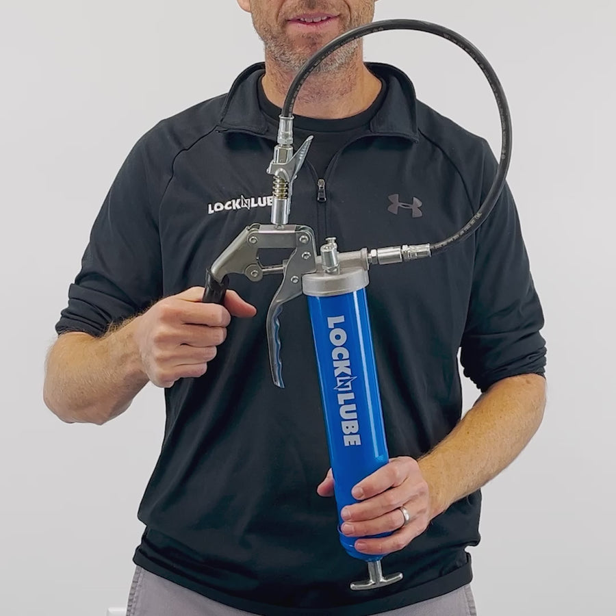 LockNLube Heavy Duty Pistol Grip Grease Gun