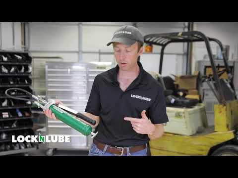 LockNLube Heavy-Duty Lever Grip Grease Gun