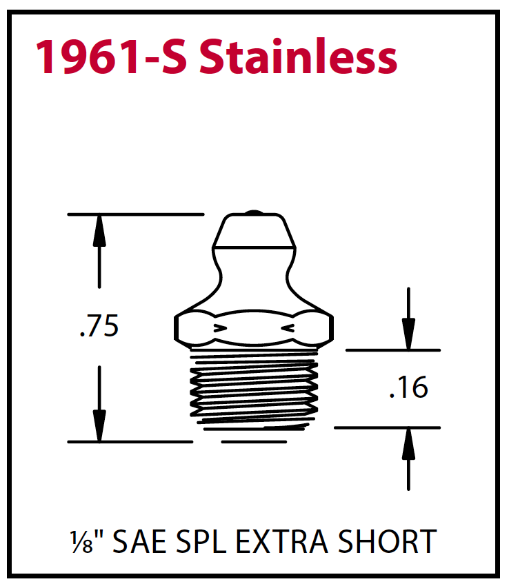 1961-S Non-Corrosive Fitting
