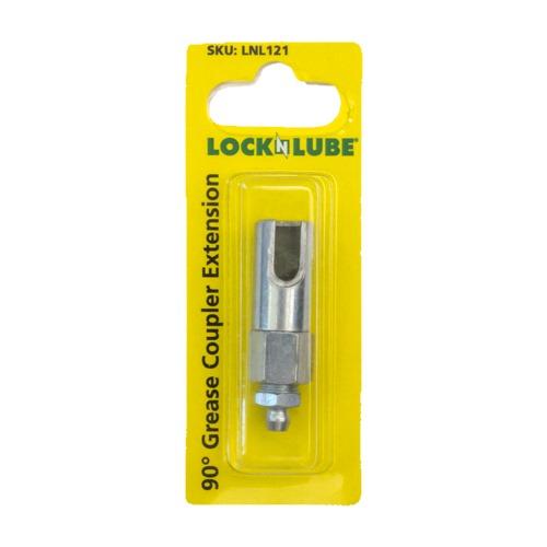 LockNLube Push-on 90° Grease Coupler Adapter