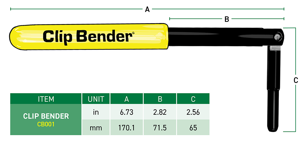 The Clip Bender | Easily Secure T-Post Fence Clips – LockNLube
