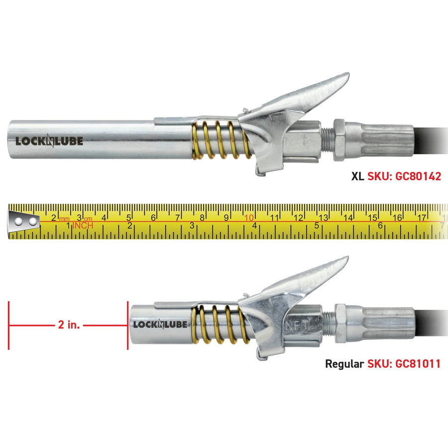 LockNLube Grease Gun Coupler XL (Model GC81085) – No Rebuild Kit, Just The Good Stuff