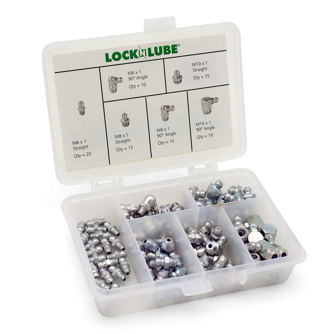 Metric Set Of Grease Fitting Caps LockNLube