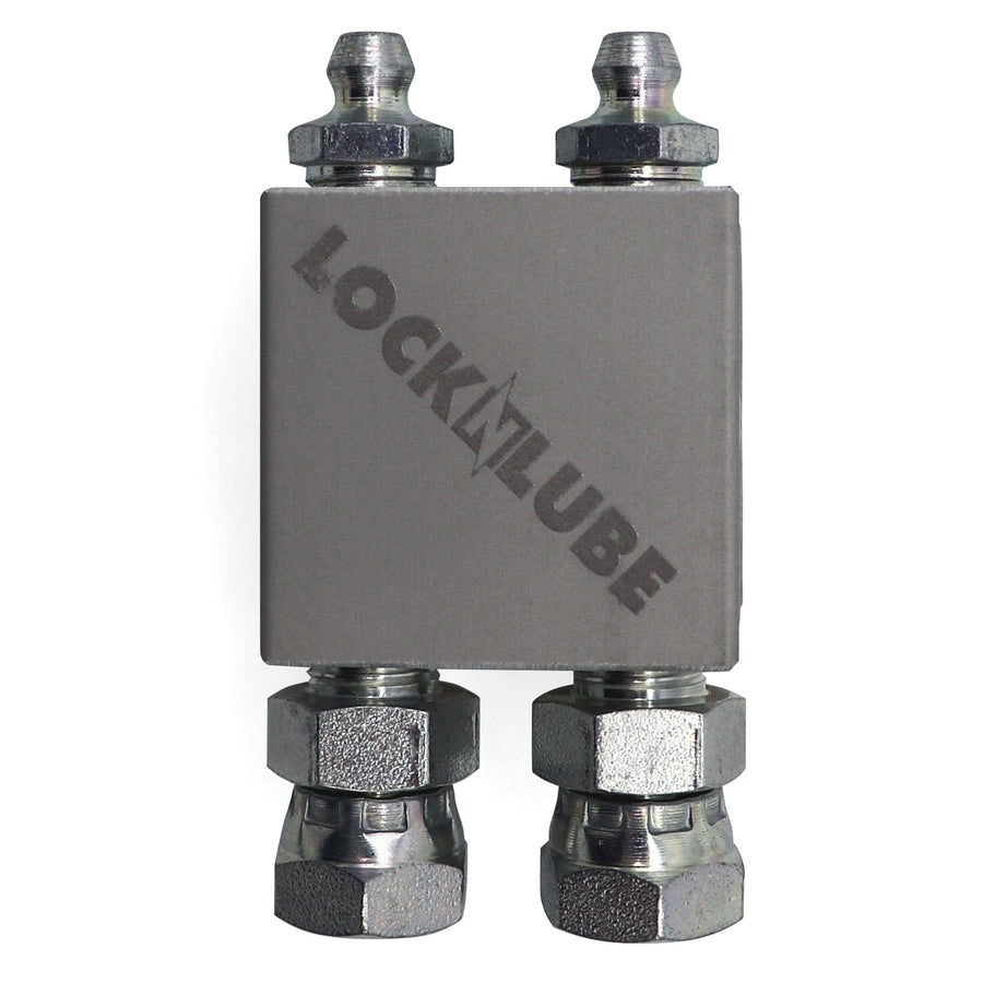 LockNLube Magnetic Grease Fitting Relocation Block