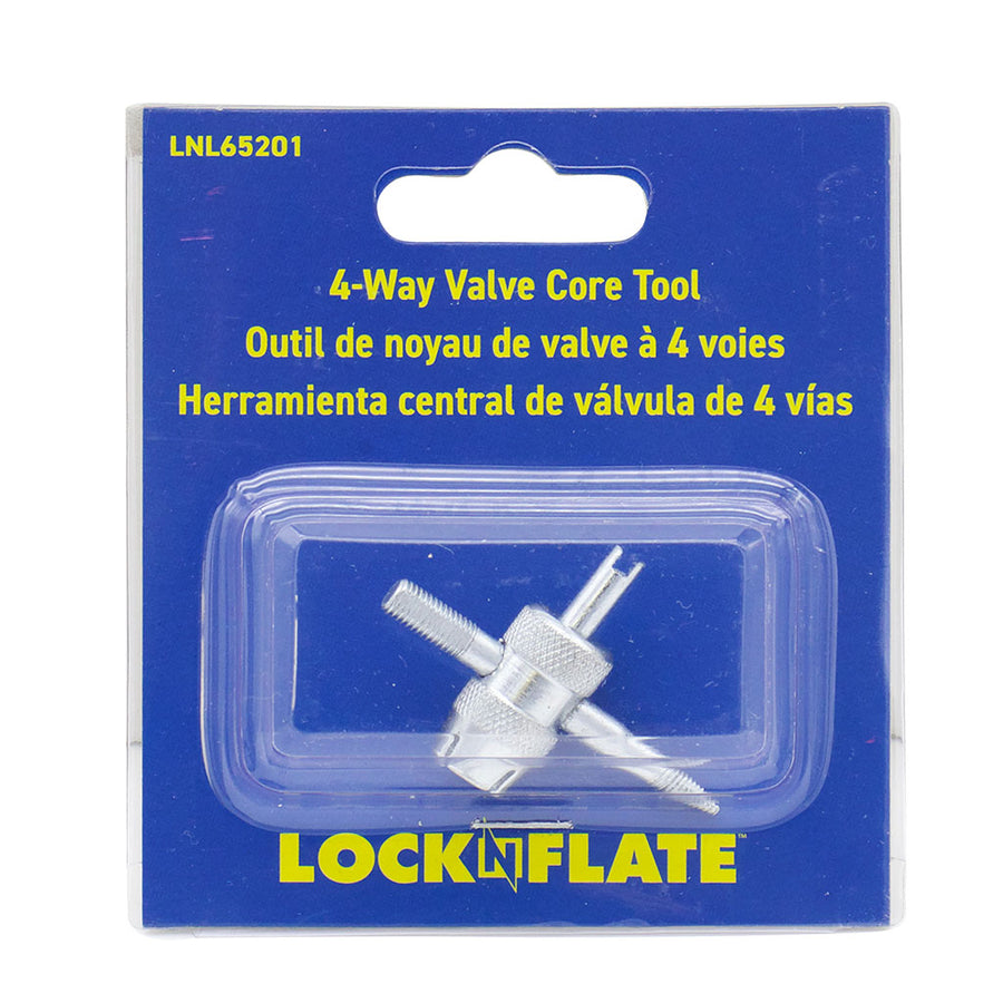 LockNFlate 4-way Valve Core Tool