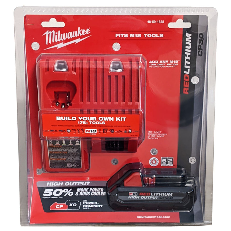 Milwaukee M18 REDLITHIUM HIGH OUTPUT CP3.0 Starter Kit